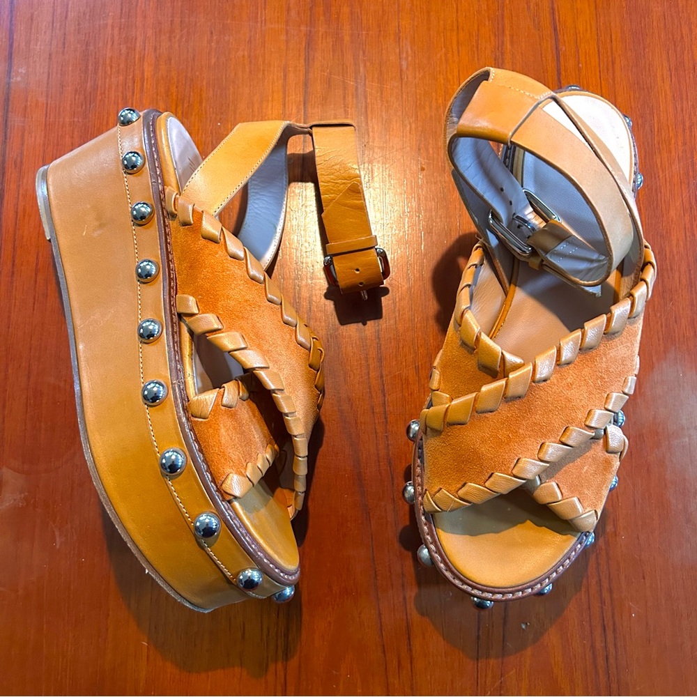 RED Valentino Studded Platform Sandals